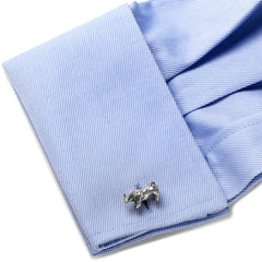 Sterling Bull and Bear Cufflinks