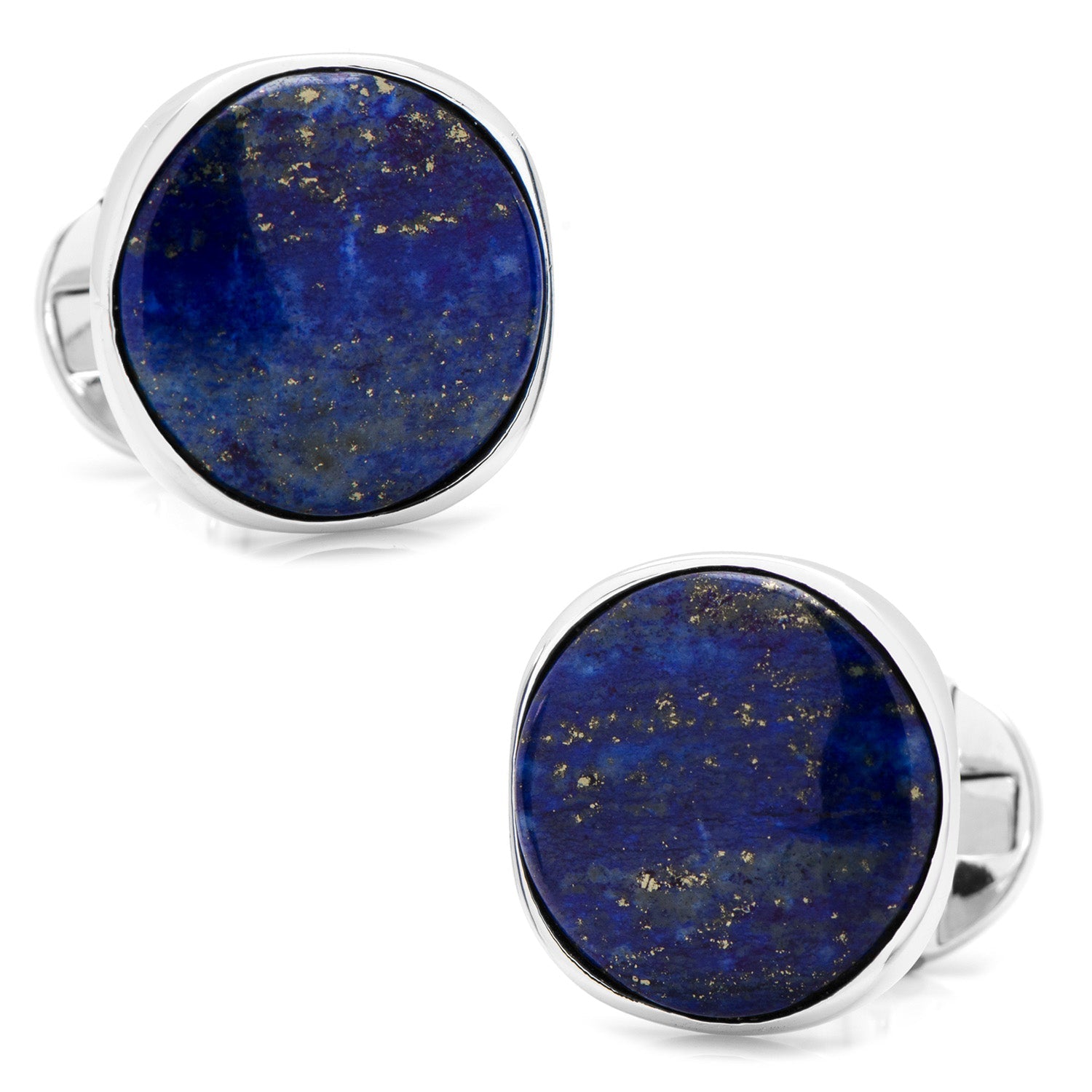  Cufflinks Sterling Silver Classic Formal Lapis Cufflinks - Default Title - Bonton