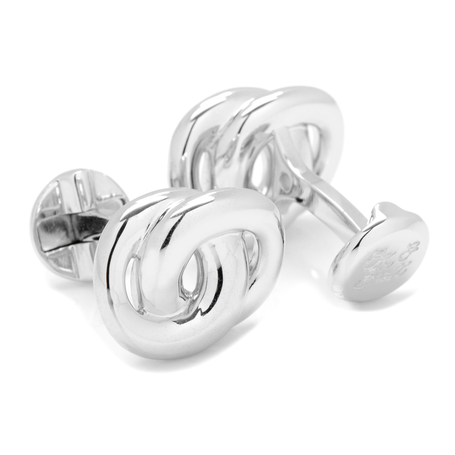  Cufflinks Modern Infinity Sterling Silver Cufflinks - Default Title - Bonton