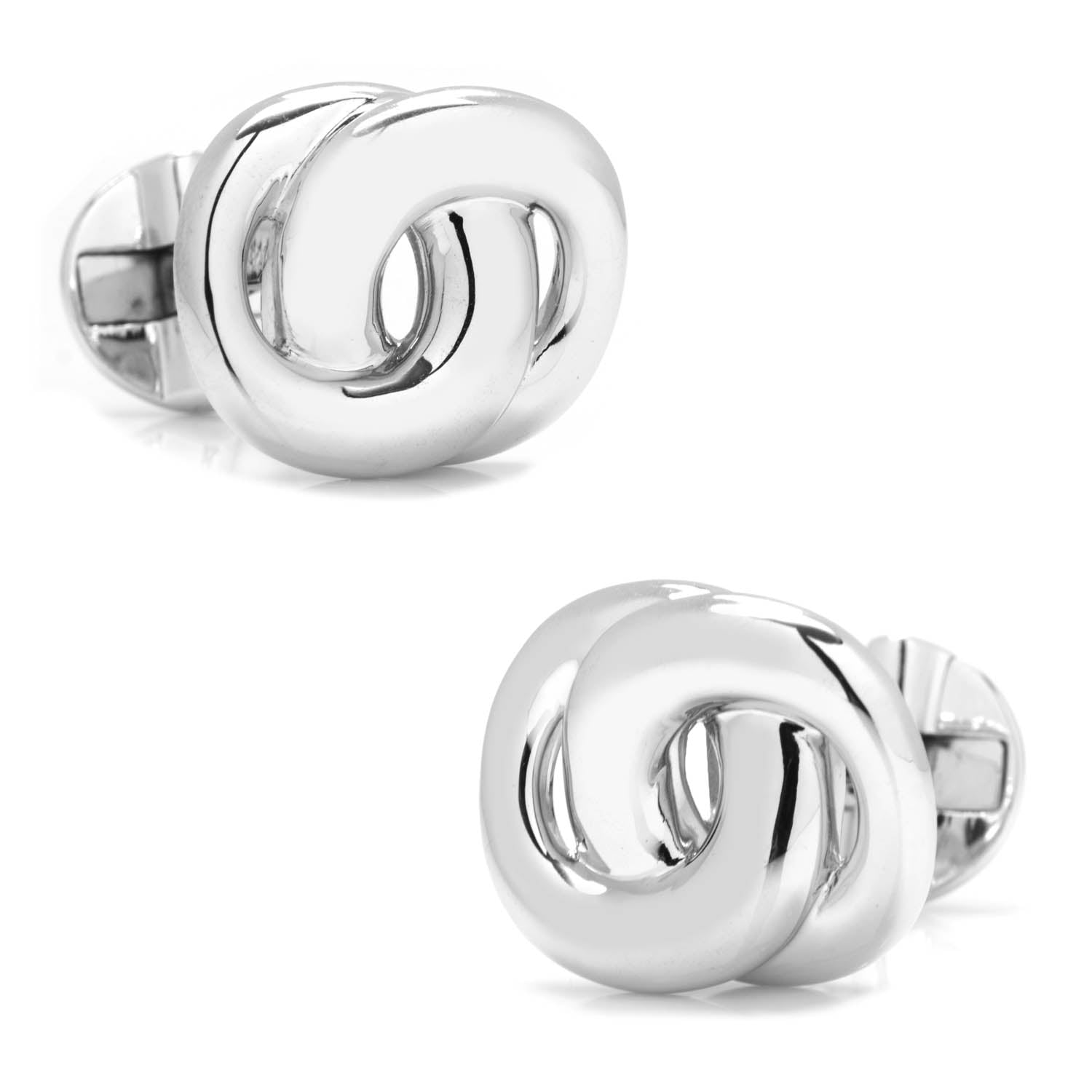  Cufflinks Modern Infinity Sterling Silver Cufflinks - Default Title - Bonton