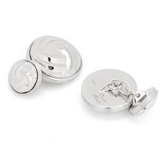 Modern Knot Sterling Silver Cufflinks