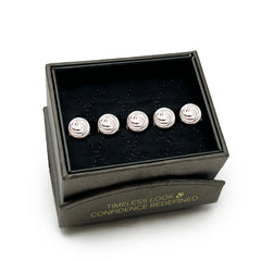 Modern Knot Sterling Silver 5-Studs