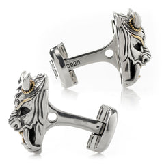 Samurai Mask Cufflinks