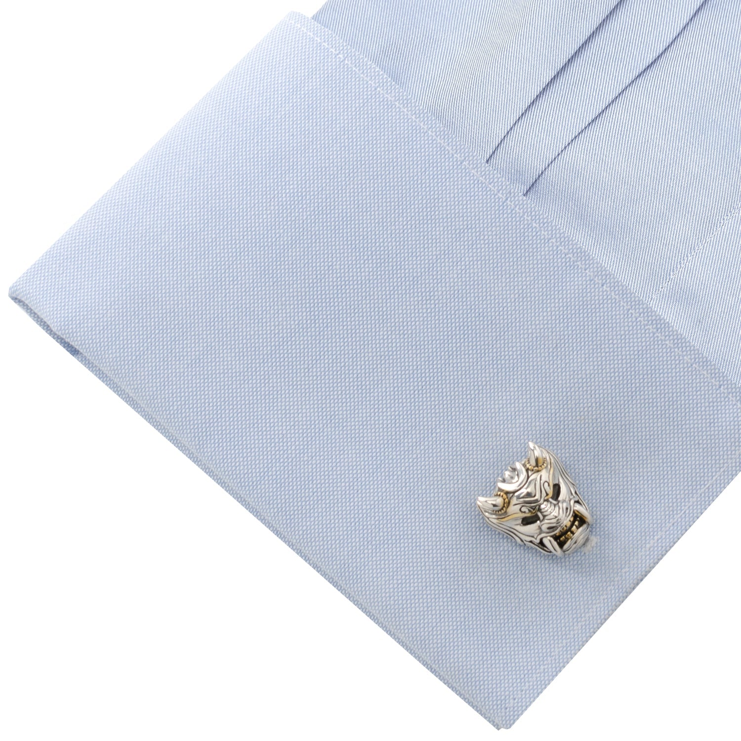  Cufflinks Samurai Mask Cufflinks - Default Title - Bonton