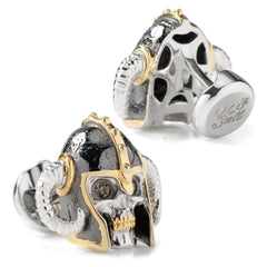 Viking Helmet 3D Cufflink