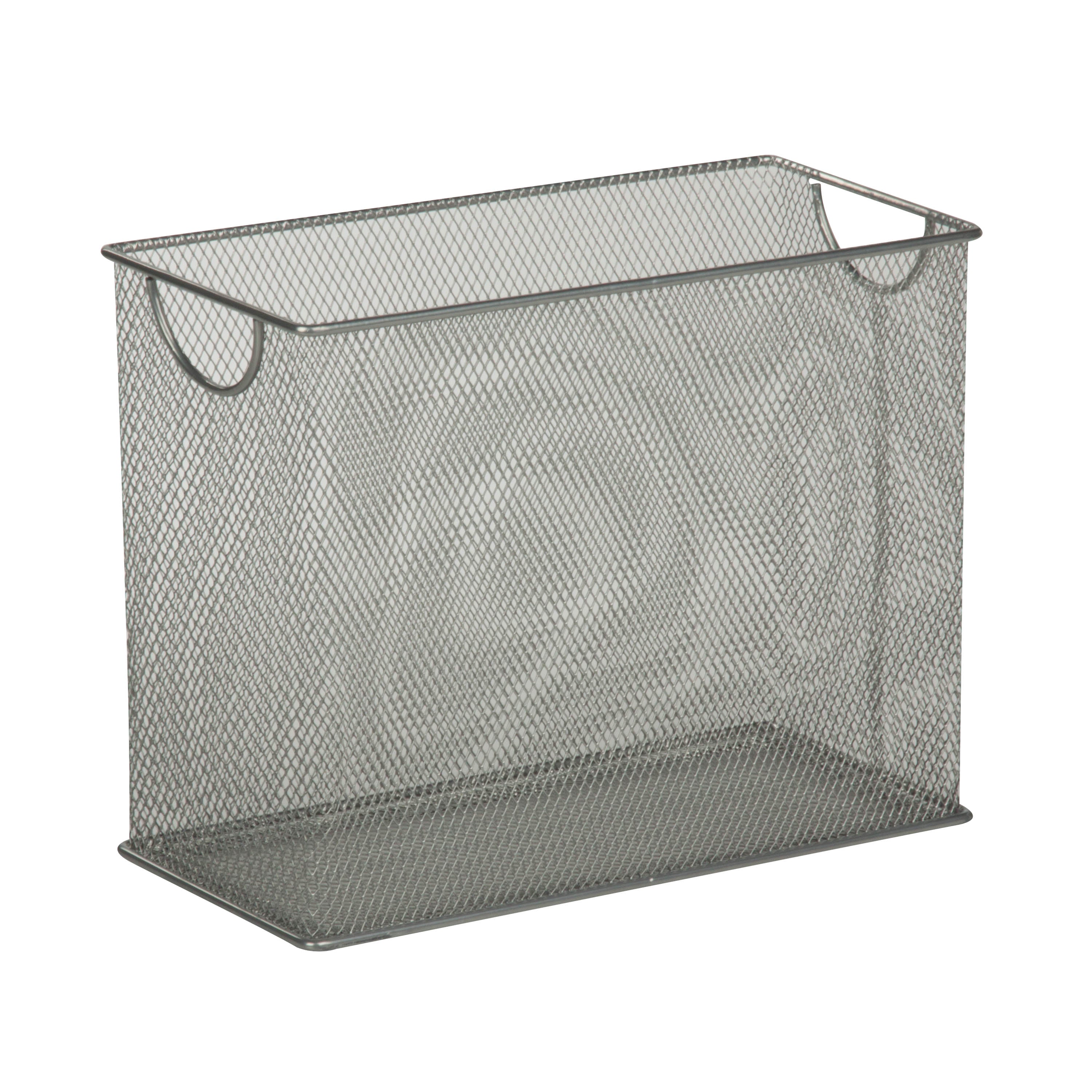  Honey-Can-Do Mesh Desktop File Organizer - Silver - Bonton