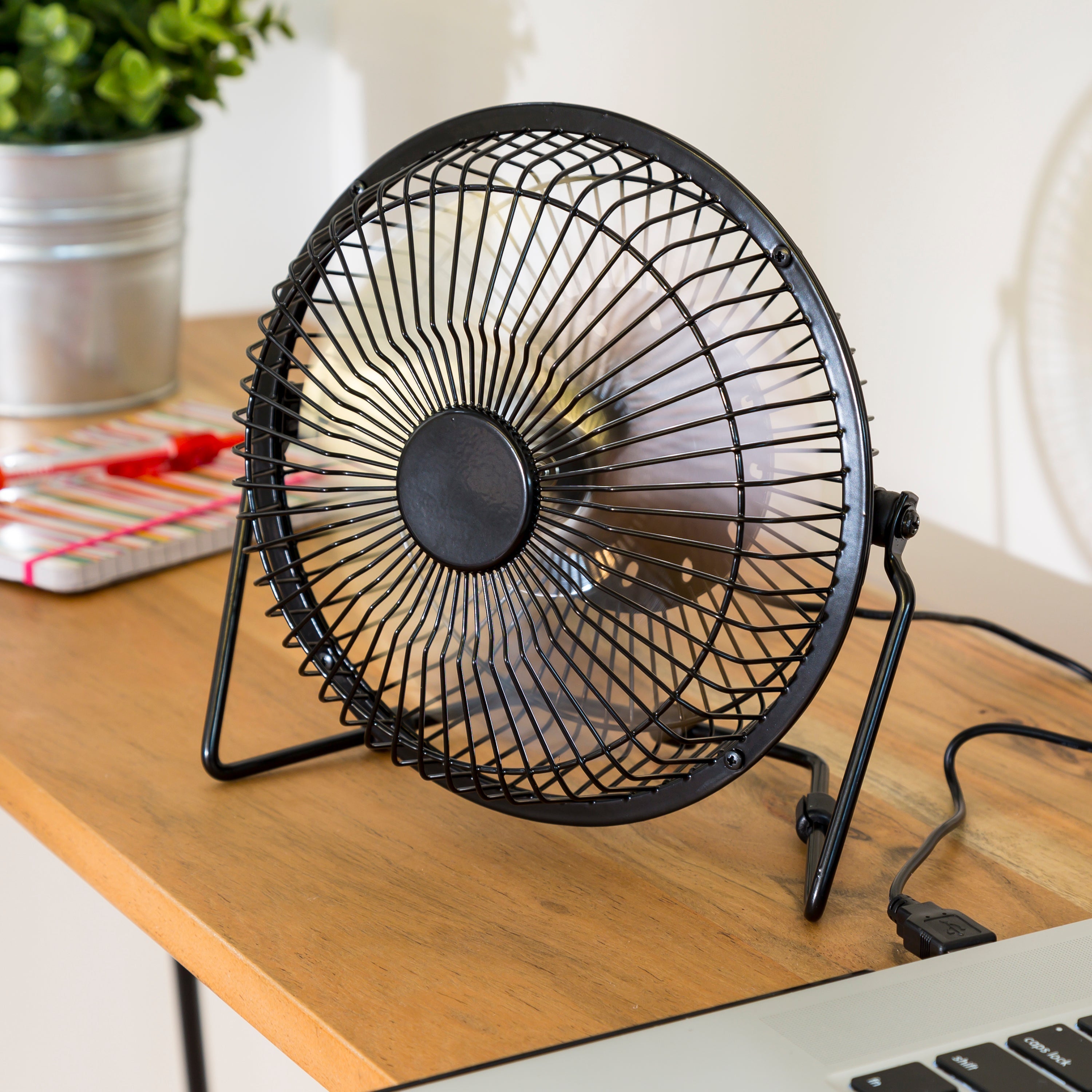  Honey-Can-Do Small USB Desk Fan - Black - Bonton