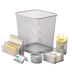 Mesh 6 Piece Desk Set