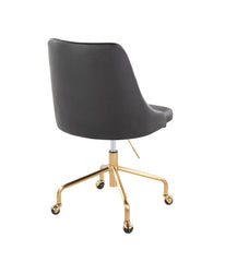 Marche Office Chair Gold & Black