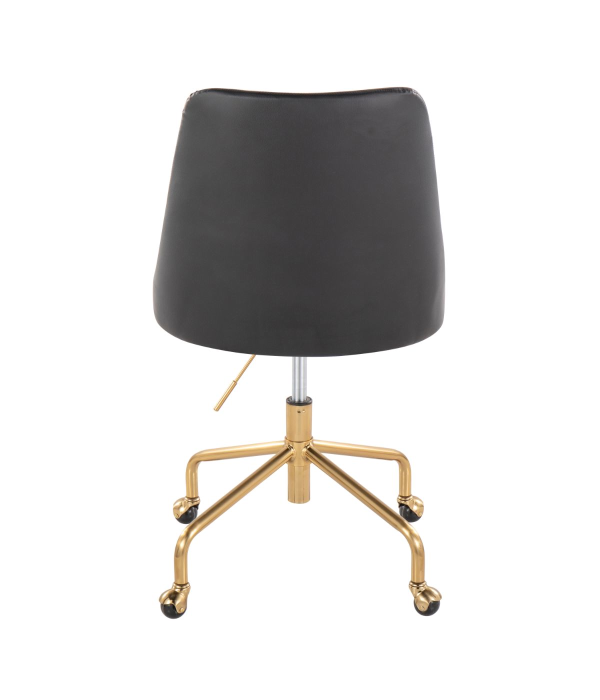  LumiSource Marche Office Chair Gold & Black - Gold & Black - Bonton