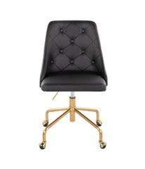 Marche Office Chair Gold & Black