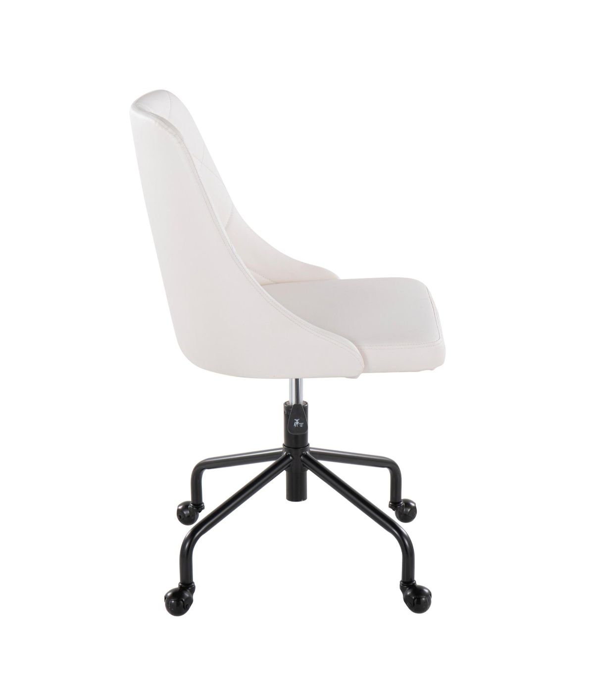  LumiSource Marche Office Chair Black & White - Black & White - Bonton