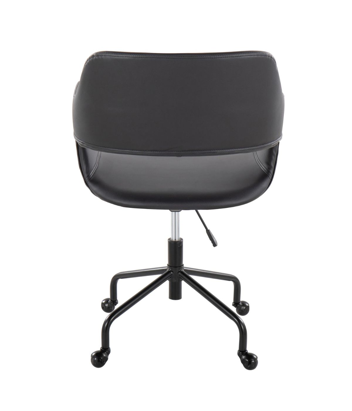  LumiSource Margarite Adjustable Office Chair Black - Black - Bonton