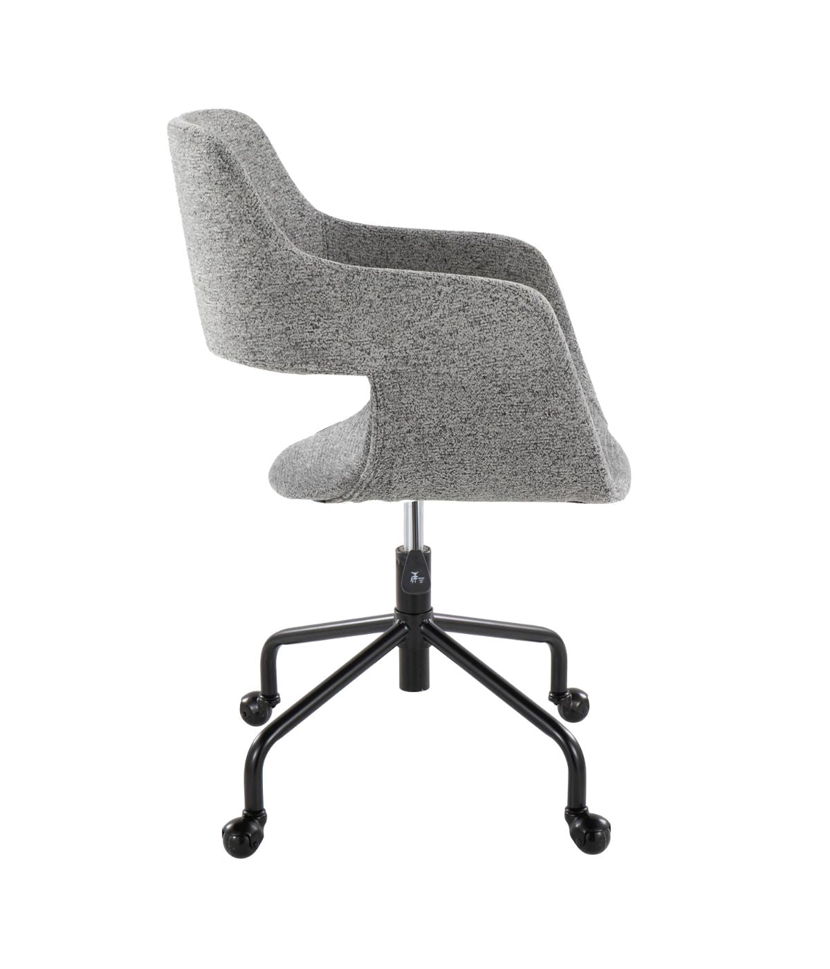  LumiSource Margarite Adjustable Office Chair Black & Grey - Black & Grey - Bonton