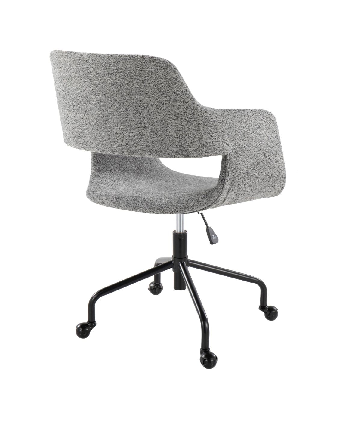  LumiSource Margarite Adjustable Office Chair Black & Grey - Black & Grey - Bonton