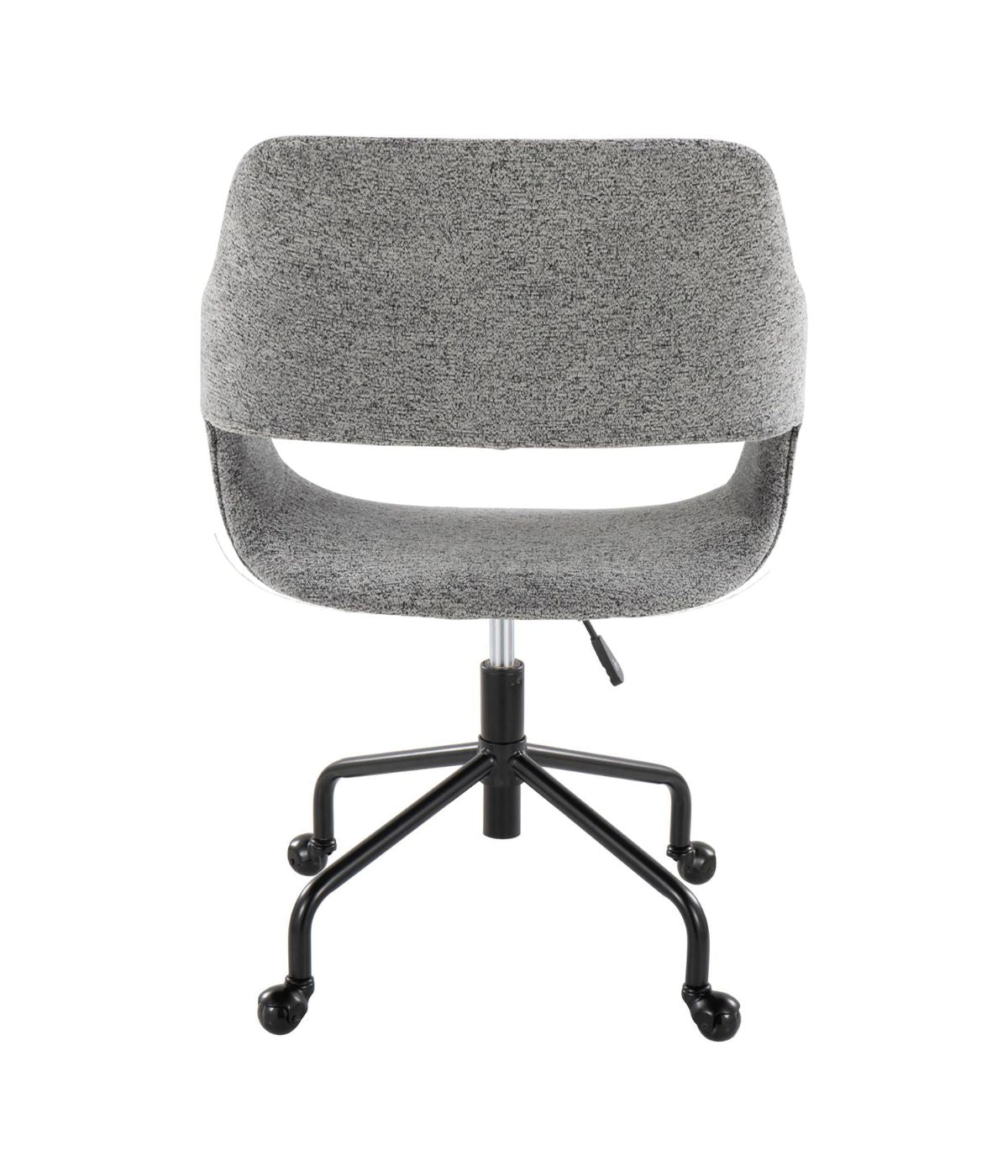  LumiSource Margarite Adjustable Office Chair Black & Grey - Black & Grey - Bonton