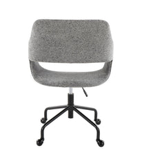 Margarite Adjustable Office Chair Black & Grey