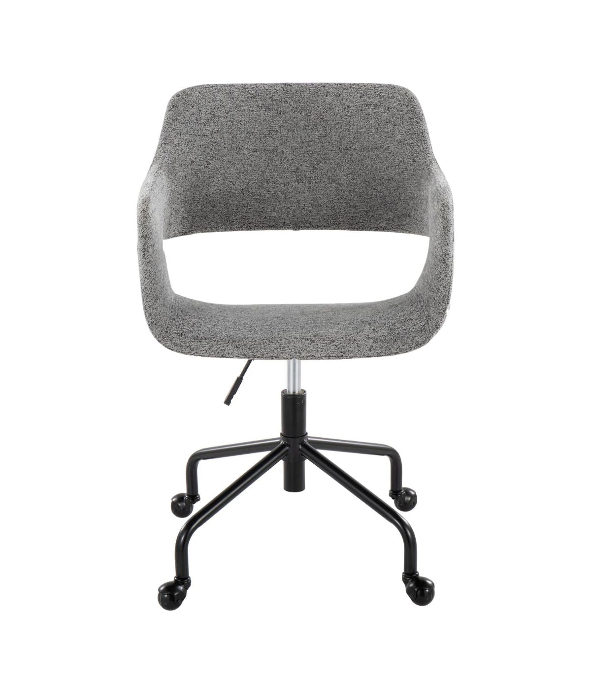  LumiSource Margarite Adjustable Office Chair Black & Grey - Black & Grey - Bonton