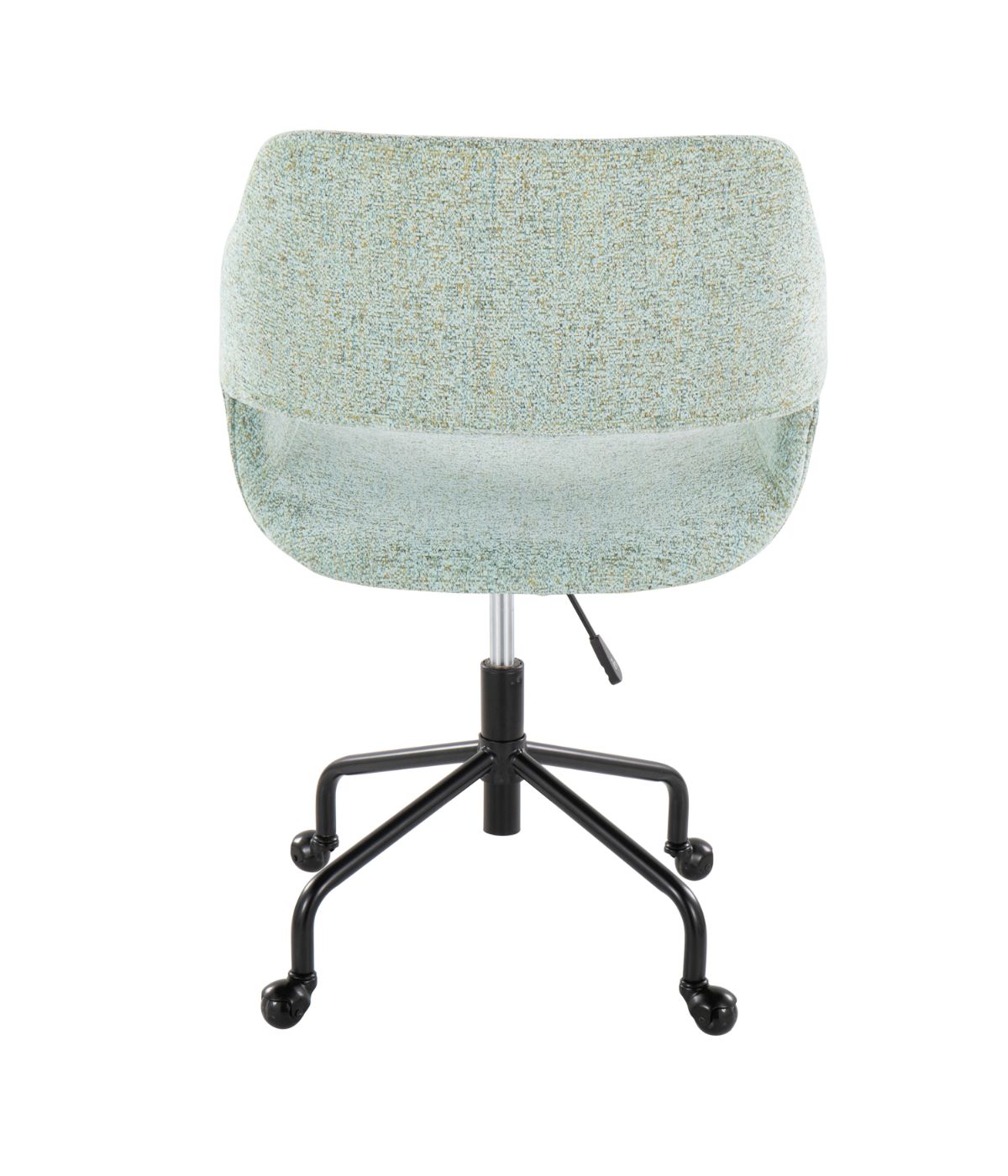  LumiSource Margarite Adjustable Office Chair Black & Light Green - Black & Light Green - Bonton