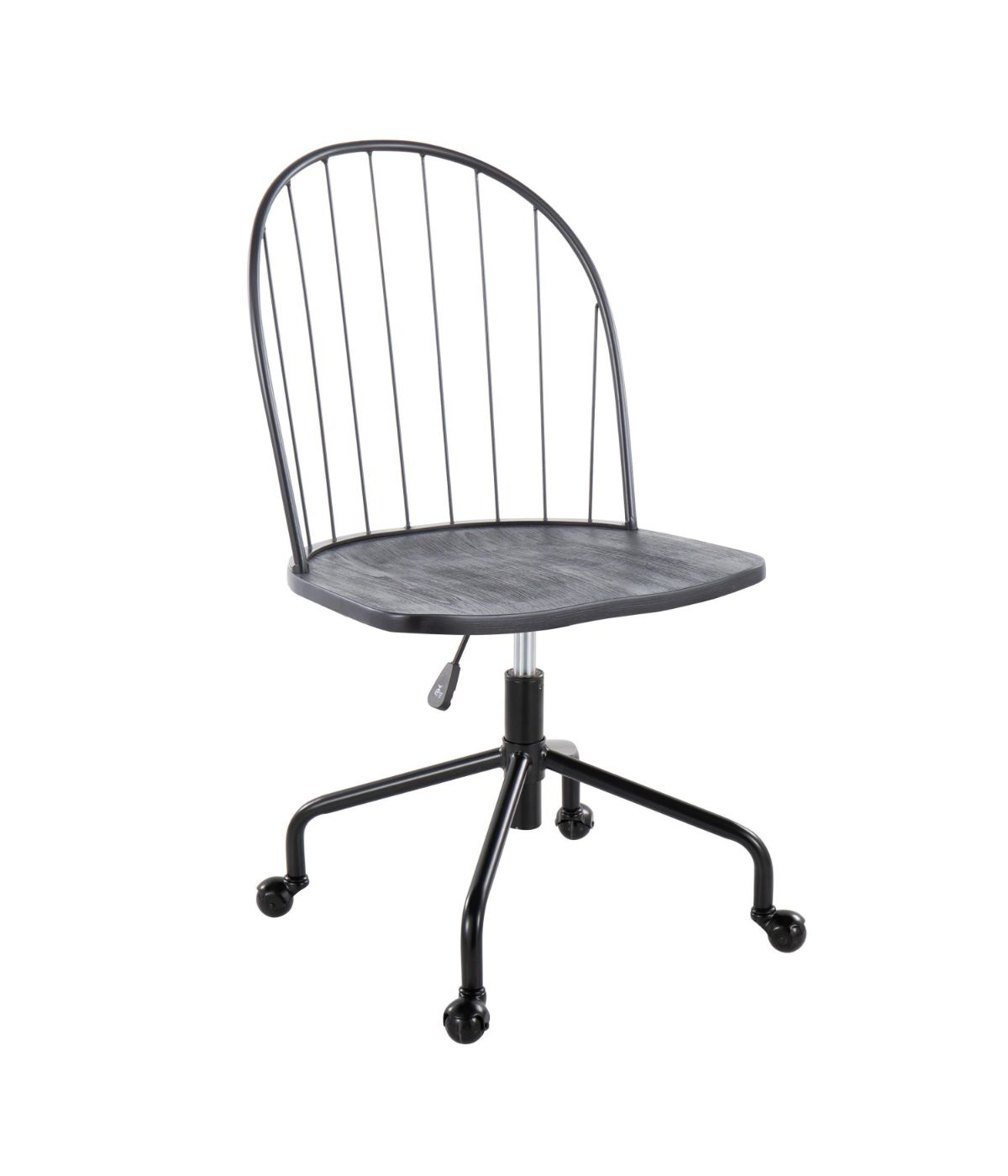  LumiSource Riley Adjustable High Back Office Chair Black - Black - Bonton