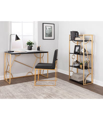 Constellation Desk Gold & Black