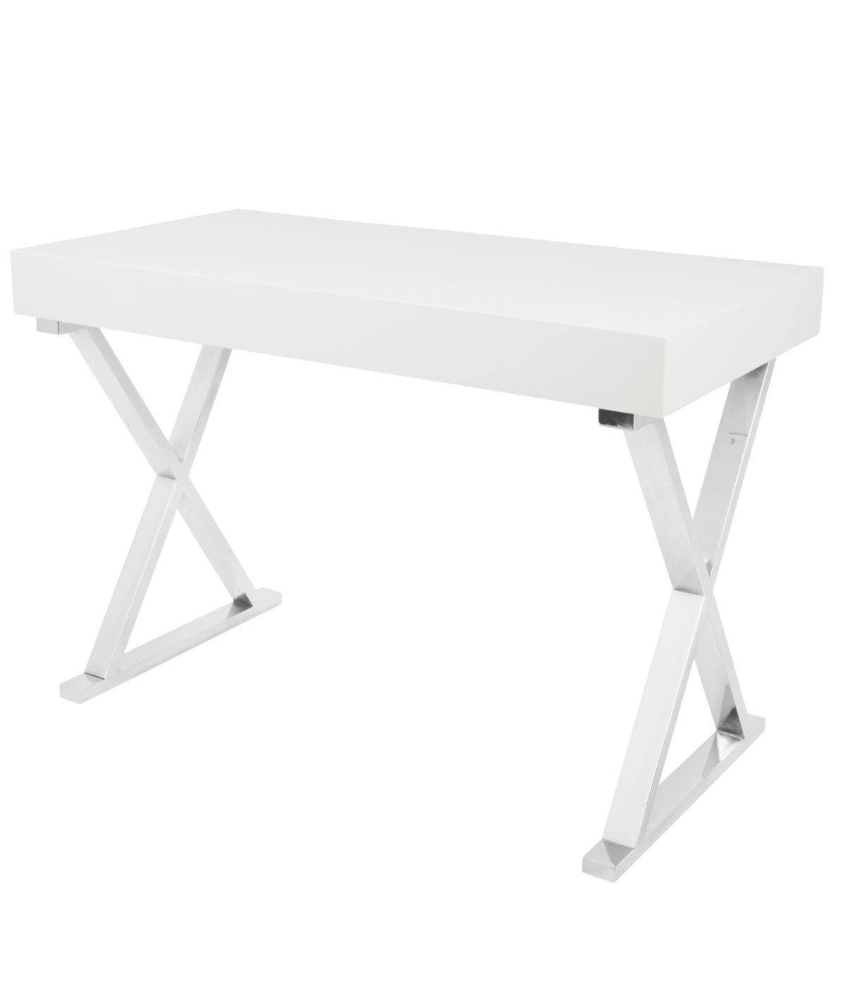  LumiSource Luster Desk White - White - Bonton