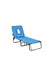 Patio Foldable Chaise Lounge Chair Bed For Outdoor Beach Camping Recliner Pool Yard Blue