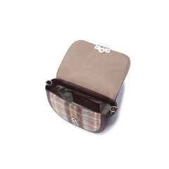 Lottie Check Plaid Crossbody Bag