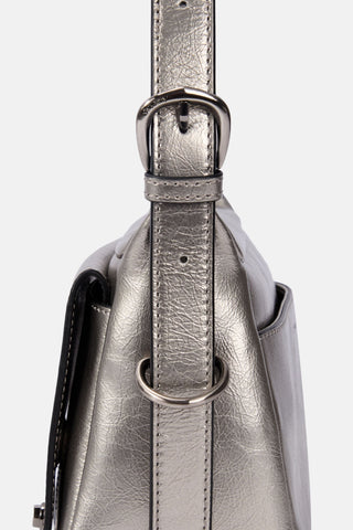Oryany - Moto Crossbody Small Handbags - Pewter / One Size