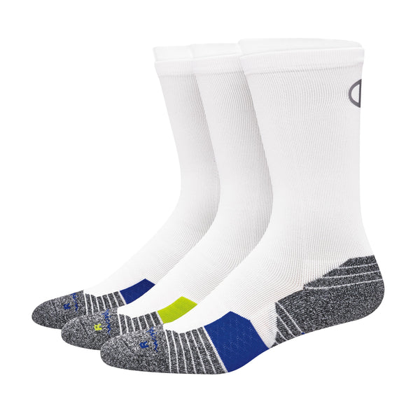 Champion Champion Men s Crew 3 Pack Socks White BONTON