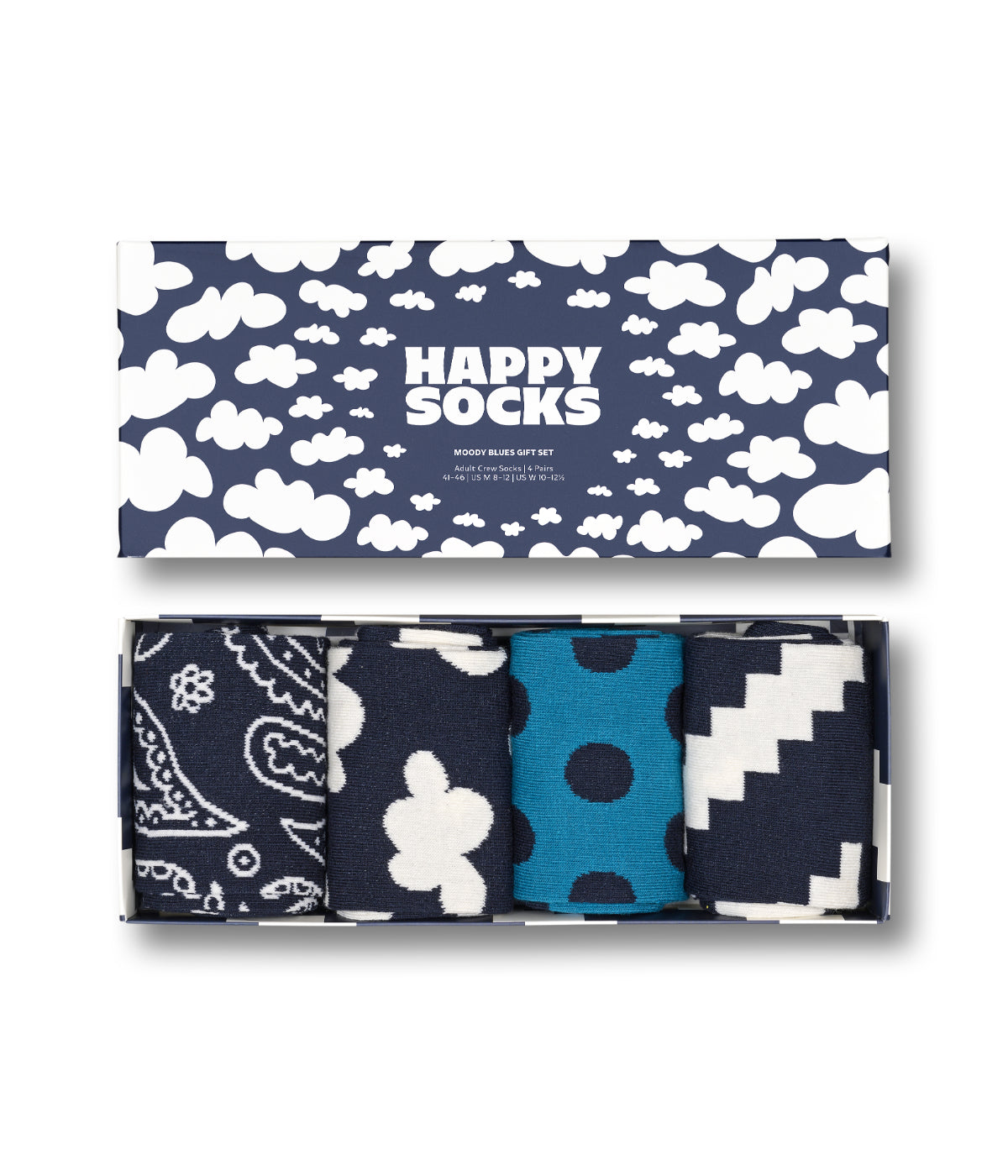 4-Pack Moody Blues Socks Gift Set Multi