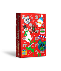 24-Pack Advent Calender Socks Gift Set Multi