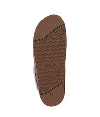 Ladies Classic suede Scuff slipper WAXED CHESTNUT