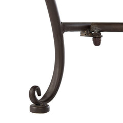 Abner Wrought Iron Outdoor Garden Bench