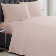 Solid 310 Thread Count Cotton Pillowcases Blush