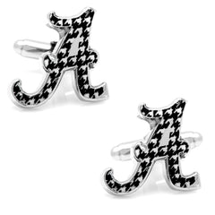 University of Alabama Houndstooth Cufflinks