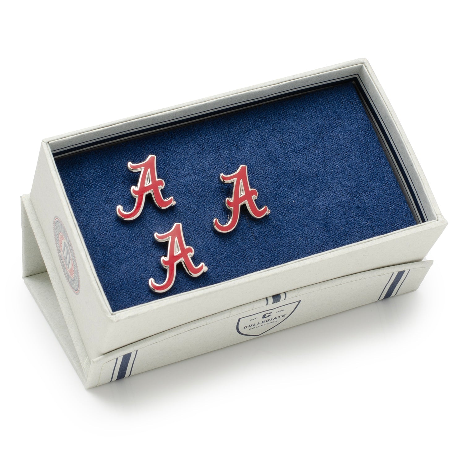  Cufflinks University of Alabama Cufflinks and Lapel Pin Gift Set - Default Title - Bonton