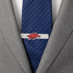 Arkansas Razorbacks Cufflinks and Tie Bar Gift Set