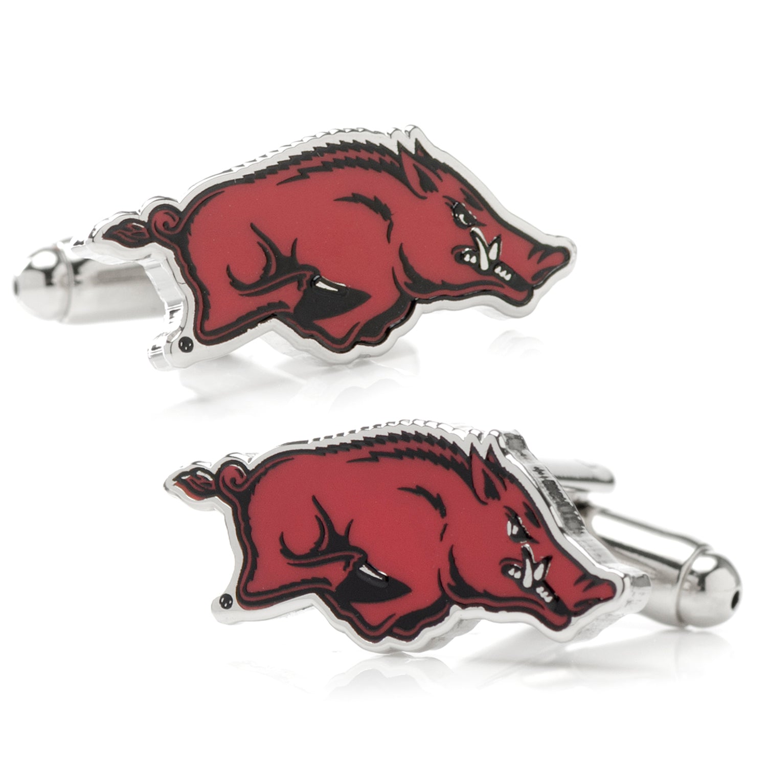  Cufflinks Arkansas Razorbacks Cufflinks and Tie Bar Gift Set - Default Title - Bonton