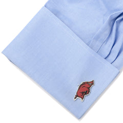 Arkansas Razorbacks Cufflinks and Tie Bar Gift Set