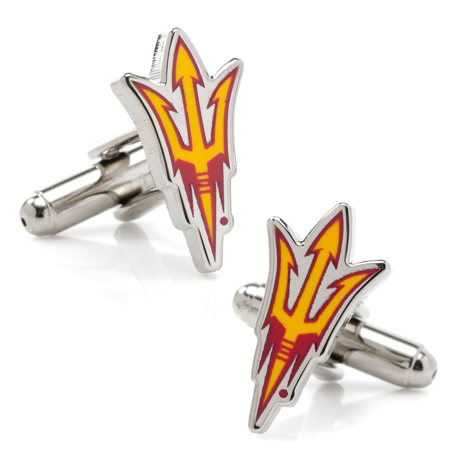  Cufflinks Arizona State University Sun Devils Pitchfork Cufflinks - Default Title - Bonton