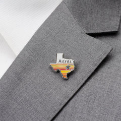 Houston Astros Tequila Sunrise Lapel Pin