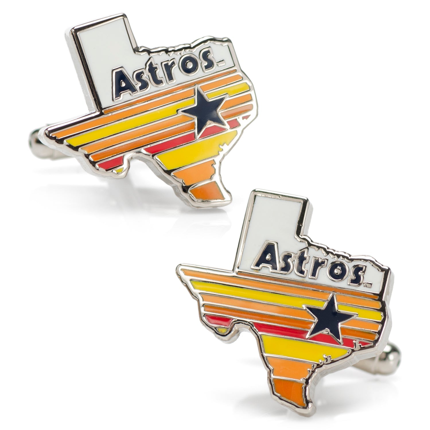  Cufflinks Houston Astros Tequila Sunrise Cufflinks - Default Title - Bonton