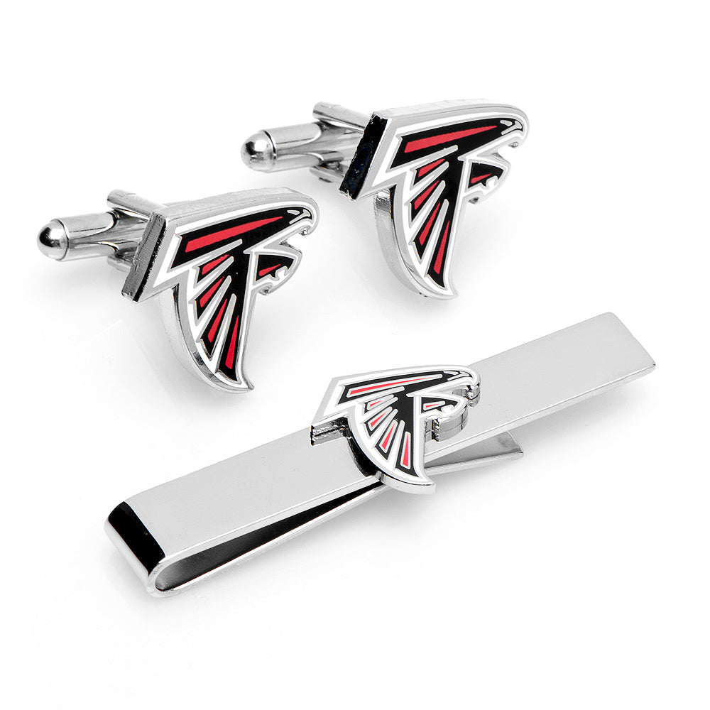  Cufflinks Atlanta Falcons Cufflinks and Tie Bar Gift Set - Default Title - Bonton