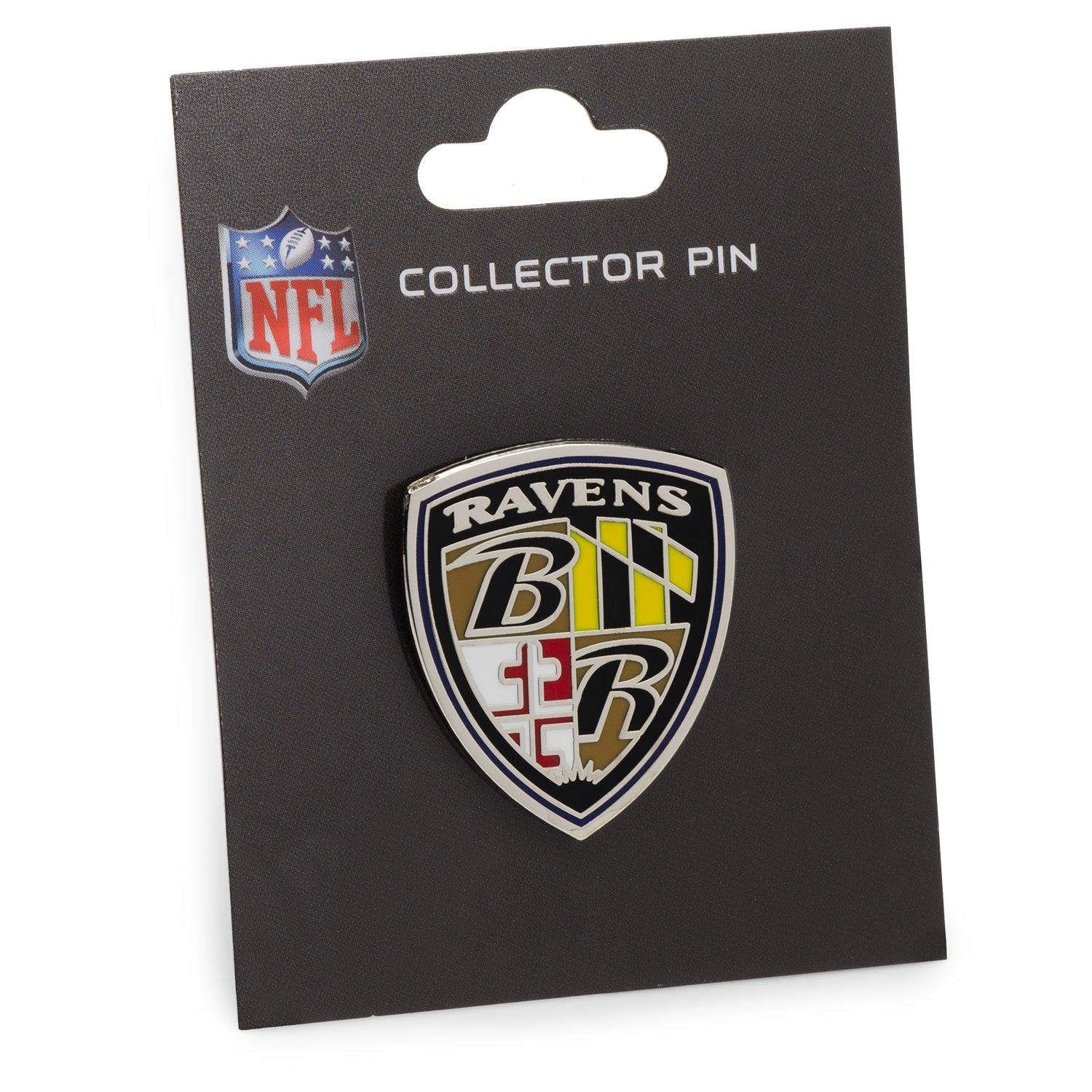  Cufflinks Baltimore Ravens Shield Lapel Pin - Default Title - Bonton