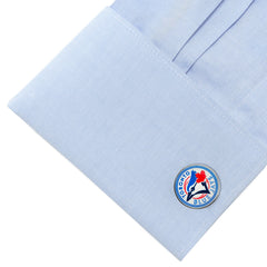 Toronto Blue Jays Cufflinks and Tie Bar Gift Set