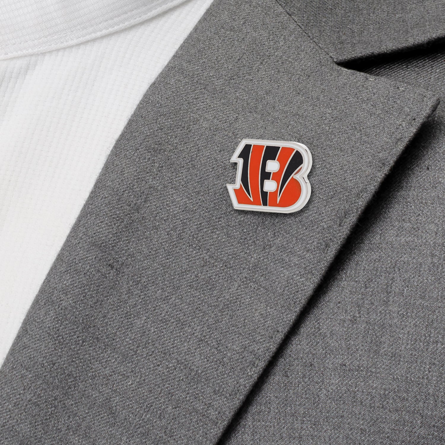  Cufflinks Cincinnati Bengals Lapel Pin - Default Title - Bonton