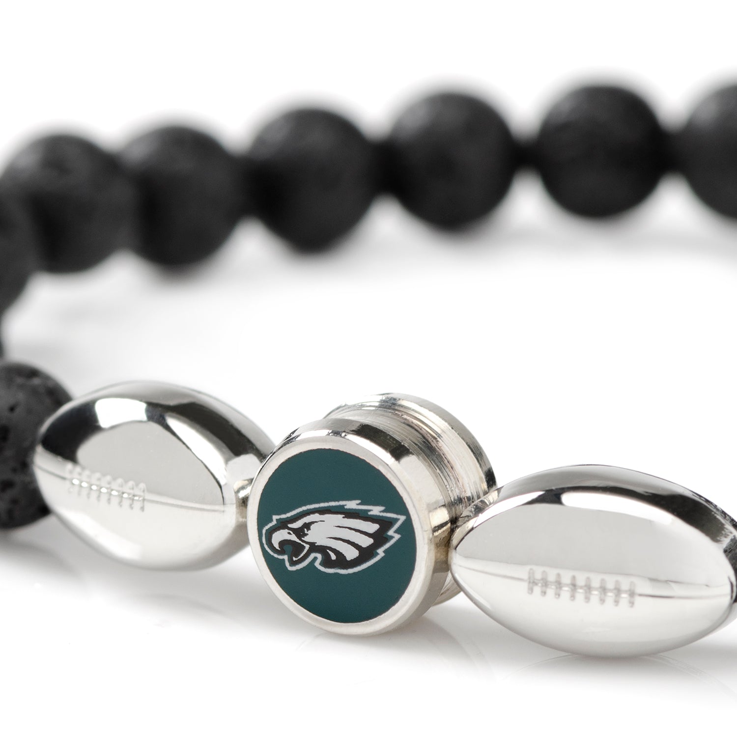  Cufflinks Philadelphia Eagles Beaded Bracelet - Default Title - Bonton