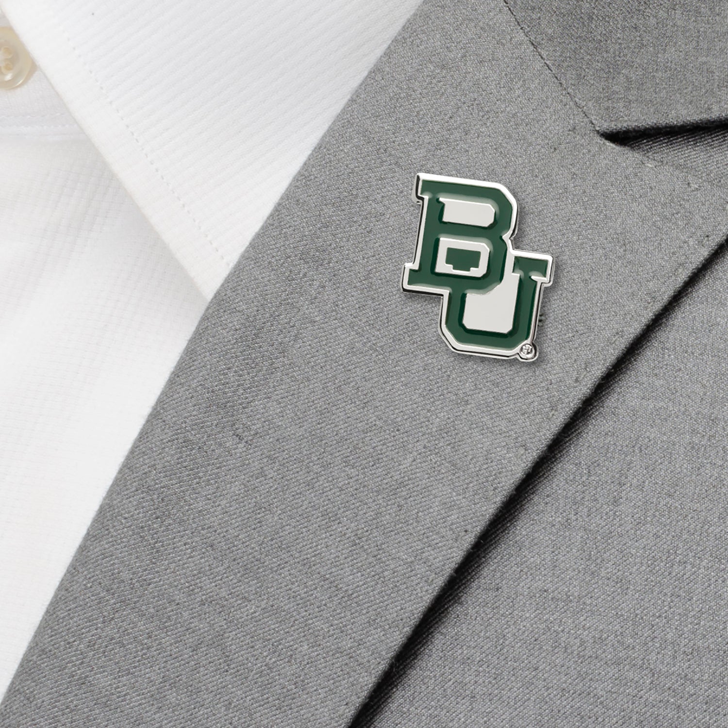  Cufflinks Baylor University Bears Lapel Pin - Default Title - Bonton