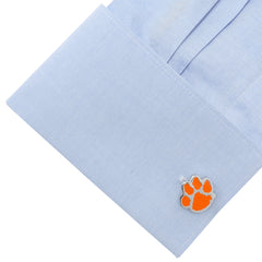 Clemson University Tigers Cufflinks & Tie Bar Gift Set